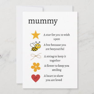 Cartes Pour Fêtes Annuelles Maman je t'aime cadeau, jeton j'aime cadeau, appré