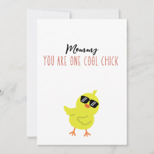 Cartes Pour Fêtes Annuelles Maman, tu es une fille cool