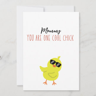 Cartes Pour Fêtes Annuelles Maman, tu es une fille cool