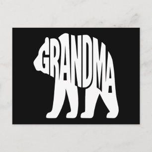 Cartes Pour Fêtes Annuelles Mamie Ours