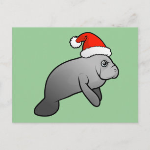 Cartes Pour Fêtes Annuelles Manat de Noël Père Noël