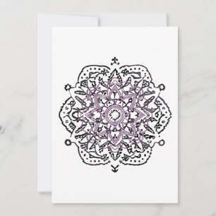Cartes Pour Fêtes Annuelles mandala