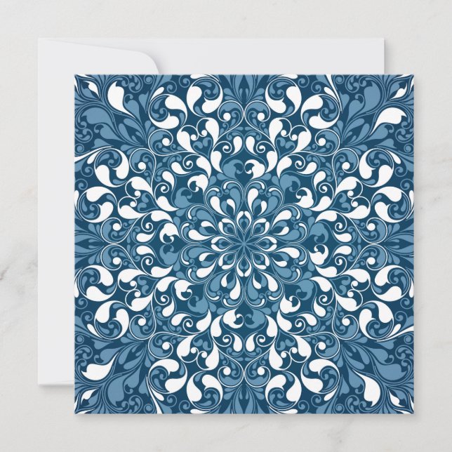Cartes Pour Fêtes Annuelles Mandala 20 de luxe (Devant)