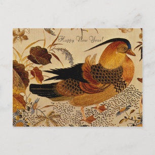 Cartes Pour Fêtes Annuelles Mandarin Duck