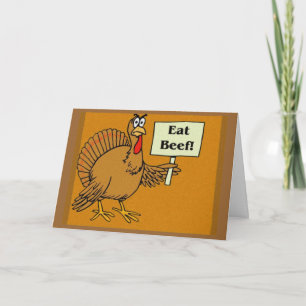 Cartes Pour Fêtes Annuelles Mange Du Boeuf !