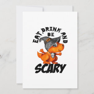Cartes Pour Fêtes Annuelles Manger Boire Et Avoir Peur Citation Drôle