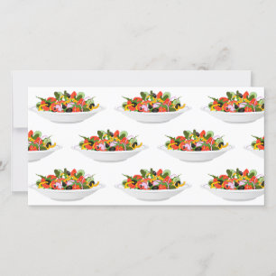 Cartes Pour Fêtes Annuelles Mangez plus de plantes frais motivation salade let