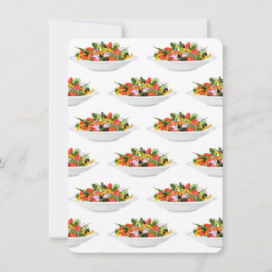 Cartes Pour Fêtes Annuelles Mangez plus de plantes frais motivation salade let