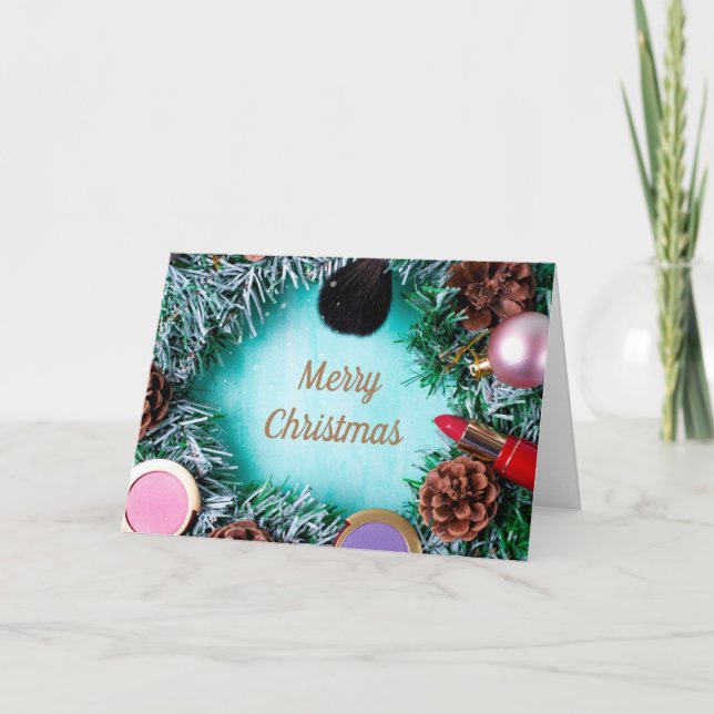 Cartes Pour Fêtes Annuelles Maquillage Noël/Fête (Devant)