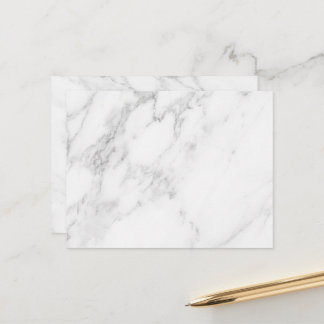 Cartes Pour Fêtes Annuelles Marbre Blanc