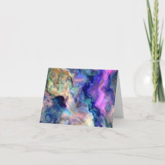 Cartes Pour Fêtes Annuelles Marbre coloré