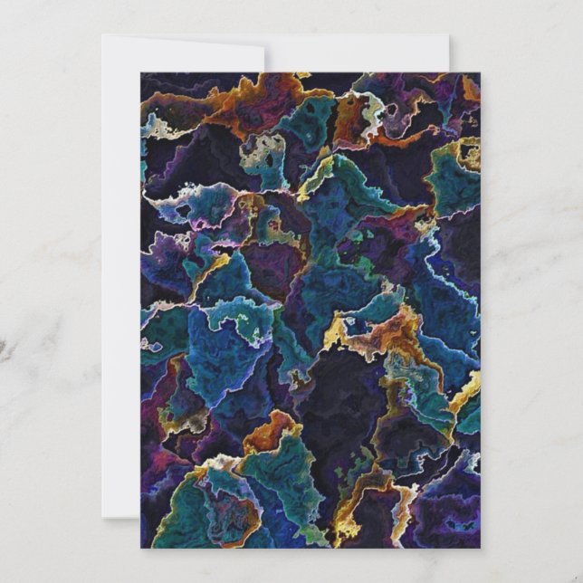 Cartes Pour Fêtes Annuelles Marche à huile (Devant)