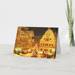 Cartes Pour Fêtes Annuelles Marché Allemagne de Noël