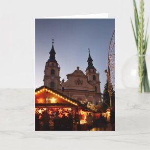 Cartes Pour Fêtes Annuelles Marché allemand de Noël