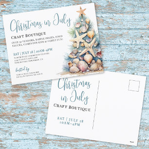 Cartes Pour Fêtes Annuelles Marché de Noël en Juillet de la Boutique