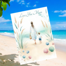 Marche de plage mignonne avec l'aquarelle de la fê