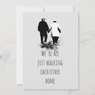 Cartes Pour Fêtes Annuelles Marcher l'un l'autre Accueil Inspirational Citatio