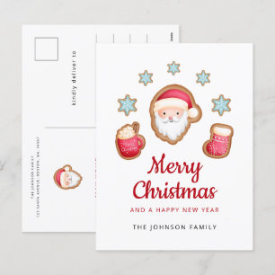 Cartes Pour Fêtes Annuelles Mare Santa Claus Joyeux Noël