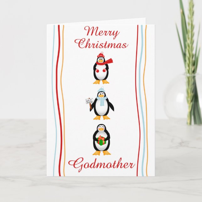 Cartes Pour Fêtes Annuelles Marée de Noël (Devant)