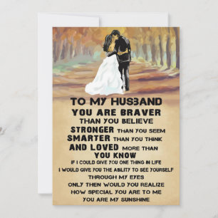 Cartes Pour Fêtes Annuelles Mari À Mon Mari Vous Êtes Brillant