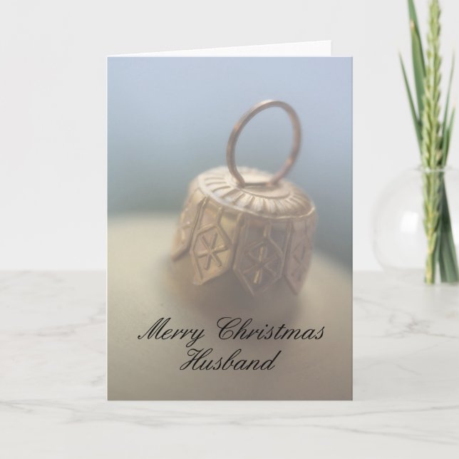 Cartes Pour Fêtes Annuelles Mari Joyeux Noël (Devant)