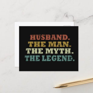 Cartes Pour Fêtes Annuelles mari l'homme mythe légende