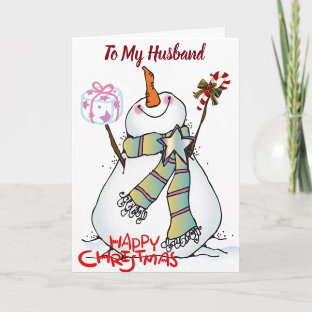 CARTES POUR FÊTES ANNUELLES ***MARI*** VOUS ME RENDEZ HEUREUX "TOUS LES JOURS" (Devant)