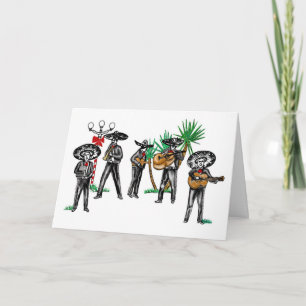 Cartes Pour Fêtes Annuelles Mariachi Christmas