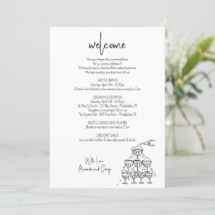 Cartes Pour Fêtes Annuelles Mariage Bienvenue Tour Itinéraire de champagne