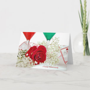 Cartes Pour Fêtes Annuelles mariage de Noël pour le couple