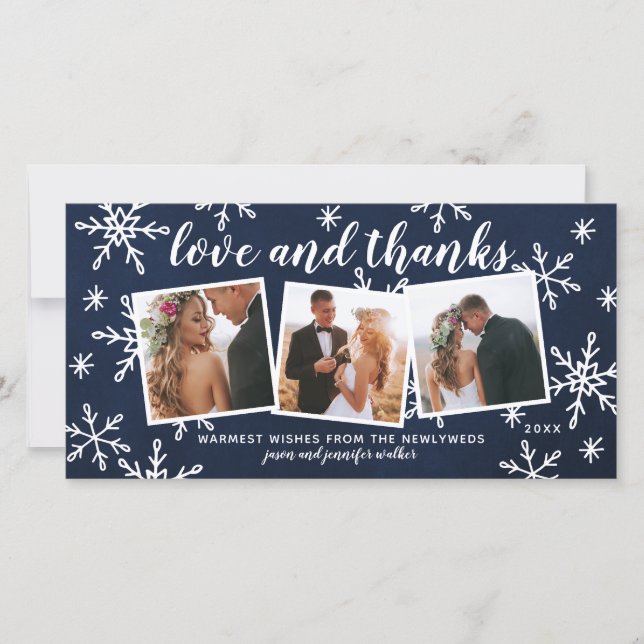 Cartes Pour Fêtes Annuelles Mariage de vacances d'amour et de remerciements Me (Devant)