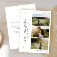 Mariage photo moderne simple noir et blanc