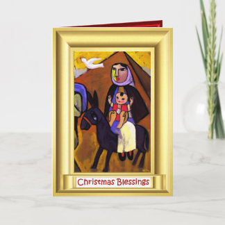 Cartes Pour Fêtes Annuelles Marie et Jésus