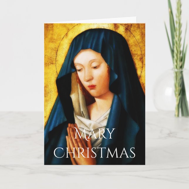 Cartes Pour Fêtes Annuelles Marie Noël (Devant)