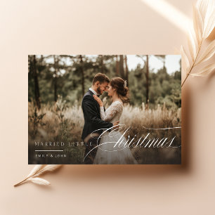 Cartes Pour Fêtes Annuelles Marié Petit Noël Rustique Photo Newlysée