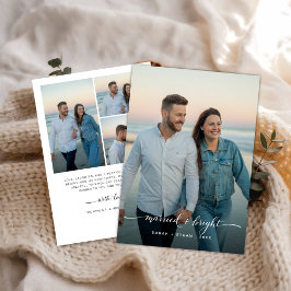 Cartes Pour Fêtes Annuelles Mariée et brillante nouvelle plage de Noël Photo