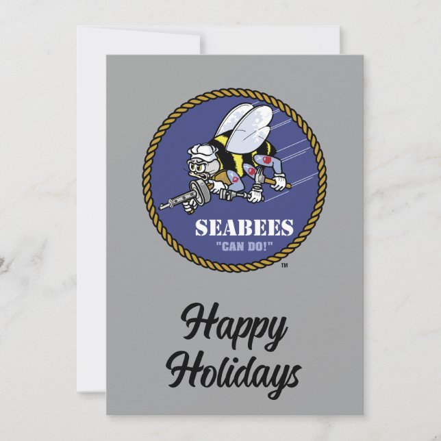 Cartes Pour Fêtes Annuelles Marine américaine | Photos (Devant)