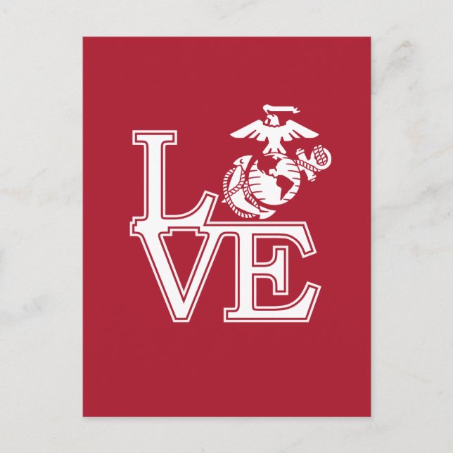 Cartes Pour Fêtes Annuelles Marines Love Design (Devant)