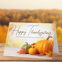 Marketing d'entreprise personnalisable bon thanksg