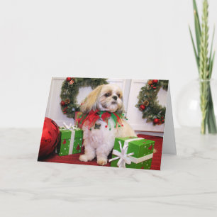 Cartes Pour Fêtes Annuelles Marley - Shih Tzu - Robbins