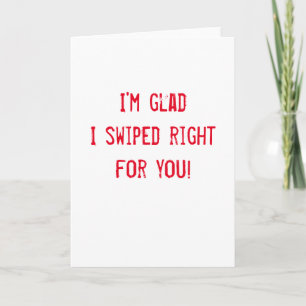 Cartes Pour Fêtes Annuelles marrant valentine Je suis content d'avoir glissé j
