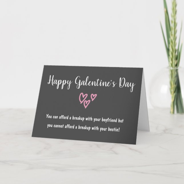 Cartes Pour Fêtes Annuelles marrant valentine's day meilleur ami mignon (Devant)