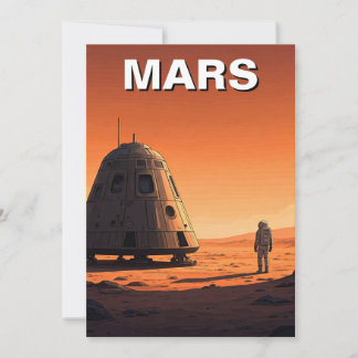 Cartes Pour Fêtes Annuelles Mars Travel