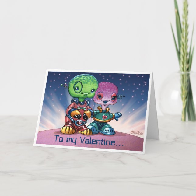 Cartes Pour Fêtes Annuelles Marteenie Valentine (Devant)