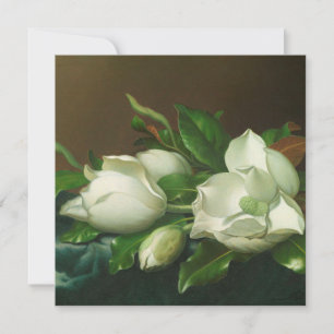 Cartes Pour Fêtes Annuelles Martin Johnson Heade - Magnolias