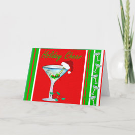 Cartes Pour Fêtes Annuelles Martini Christmas Holiday Christmas cards