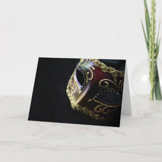 Cartes Pour Fêtes Annuelles Masque