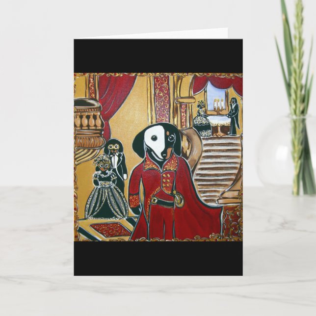 CARTES POUR FÊTES ANNUELLES MASQUERADE DOXIE (Devant)