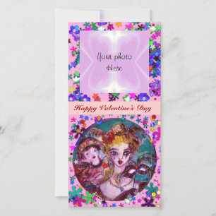 CARTES POUR FÊTES ANNUELLES MASQUES DE MASQUÉRADE VALENTINE VÉNITIENNE