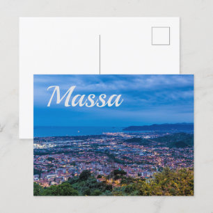 Cartes Pour Fêtes Annuelles Massa Italie Massa-Carrara Toskana Panorama